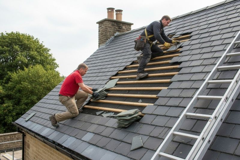 Slate Roof Leak Repair